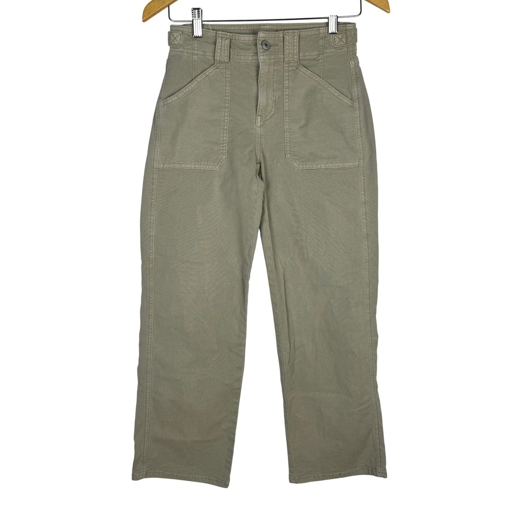 American Eagle‎ 000 Short Khaki Green Utility Carpenter Straight Pants 00461
